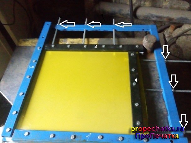 Натяжка сеток в трафаретной печати своими руками