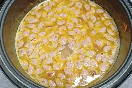 Гороховый суп с копчёностями — рецепт супа в мультиварке: шаг 5