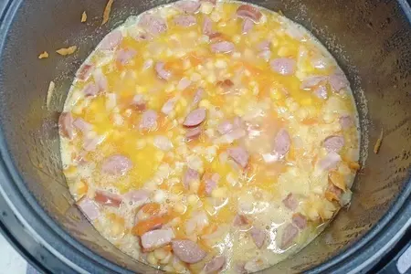 Гороховый суп с копчёностями — рецепт супа в мультиварке: шаг 4